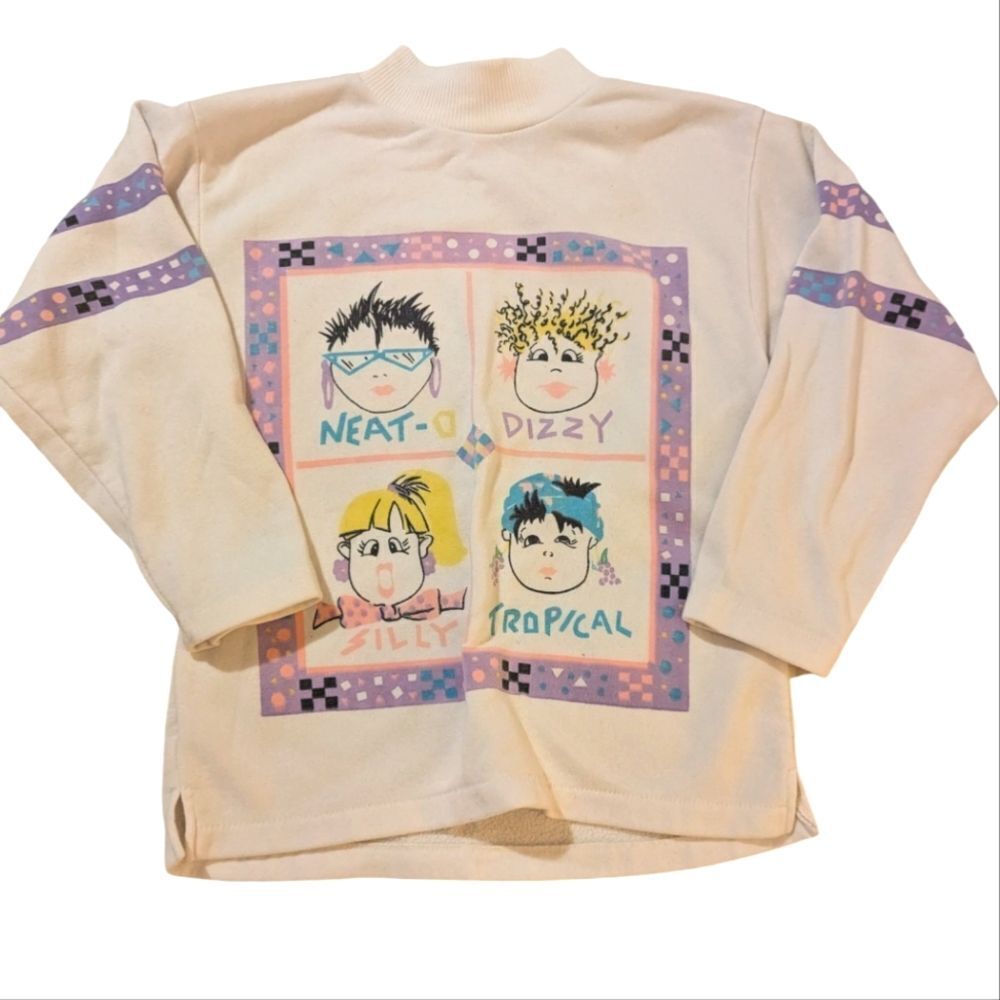 Vintage 80s Neato sweatshirt pastel size 10 youth